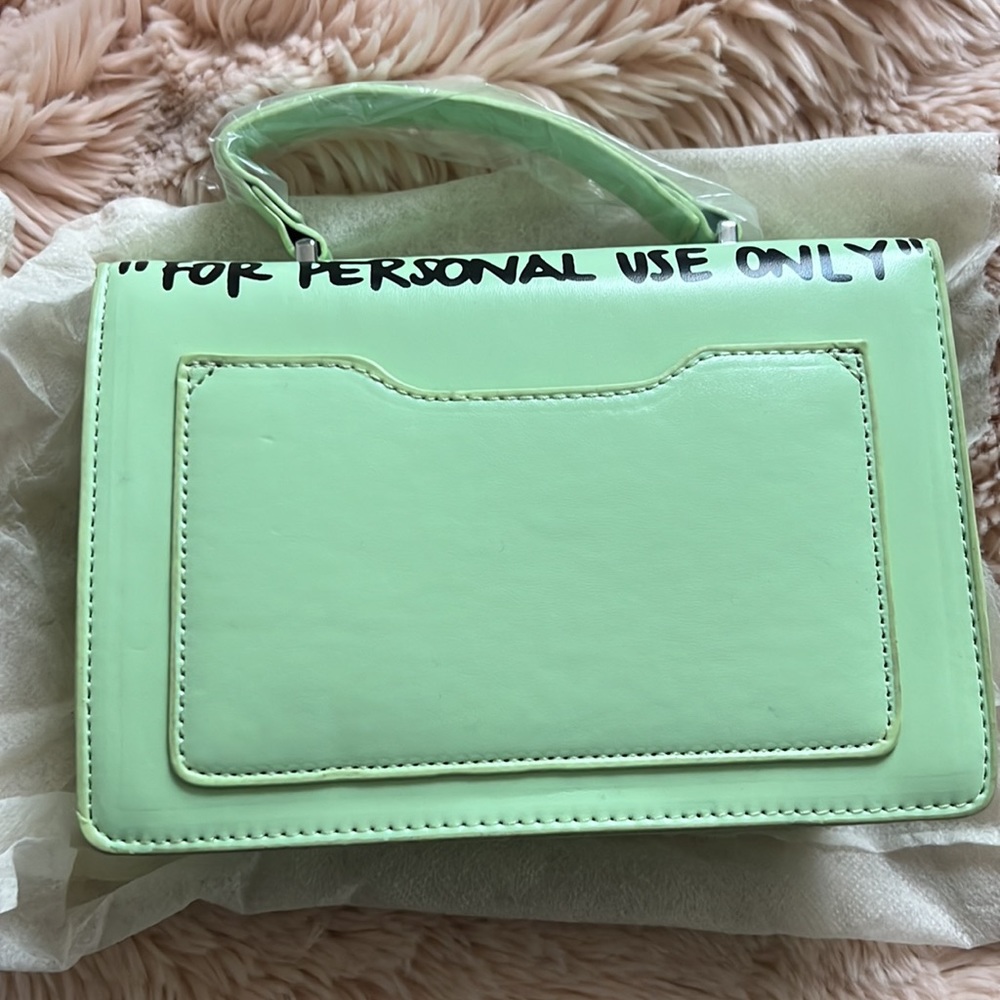Mint green crossbody purse - Picture 3 of 5